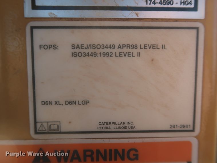 image for item DG7123 2006 Caterpillar D6N XL  crawler dozer