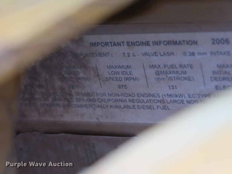 image for item DG7123 2006 Caterpillar D6N XL  crawler dozer