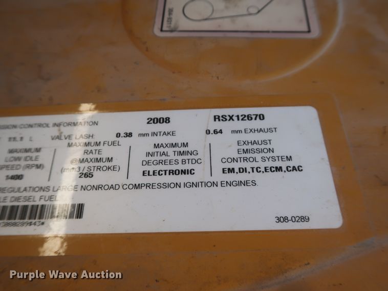 image for item DG7124 2008 Caterpillar 725  water wagon