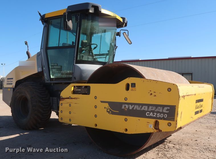 image for item DG7129 2015 Dynapac CA2500D single drum vibratory roller