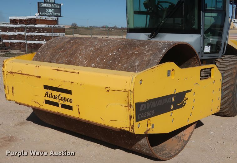 image for item DG7129 2015 Dynapac CA2500D single drum vibratory roller