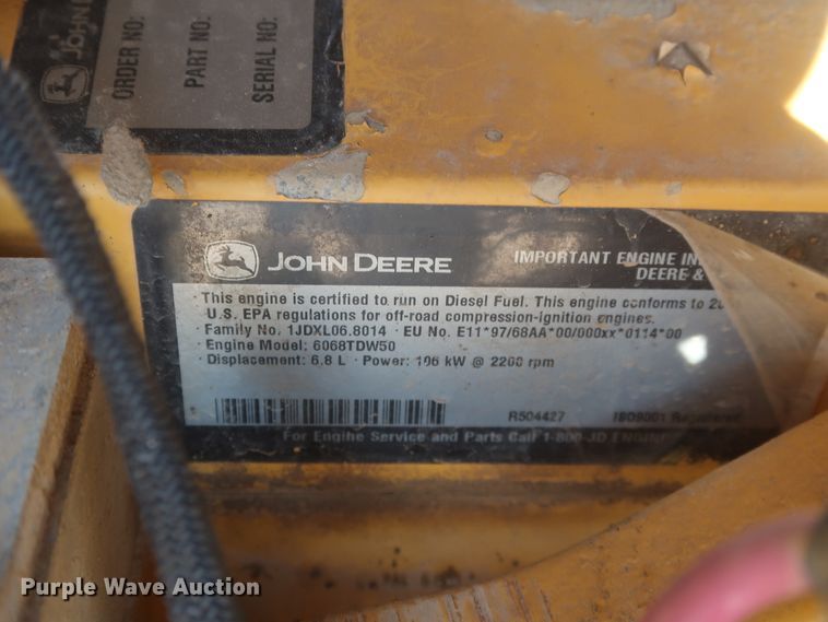 image for item DG7132 2001 John Deere 544H  High Lift wheel loader