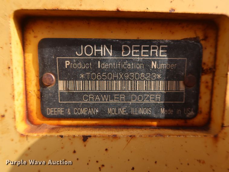 image for item DG7137 2004 John Deere 650H  crawler dozer