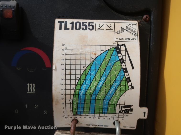 image for item DG7140 2008 Caterpillar TL1055  telehandler