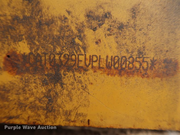 image for item DG7141 2012 Caterpillar 329E L excavator