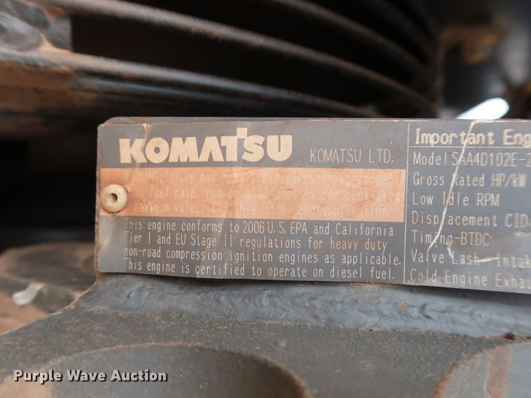 image for item DG7142 2006 Komatsu D39EX-21A  crawler pipelayer