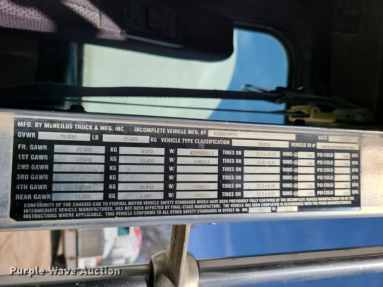 image for item DG7700 2004 Kenworth W900B ready mix truck