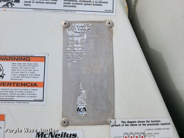 image for item DG7701 2003 Kenworth W900B ready mix truck