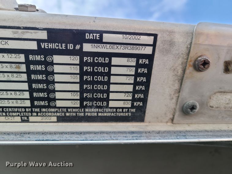 image for item DG7703 2003 Kenworth W900B ready mix truck