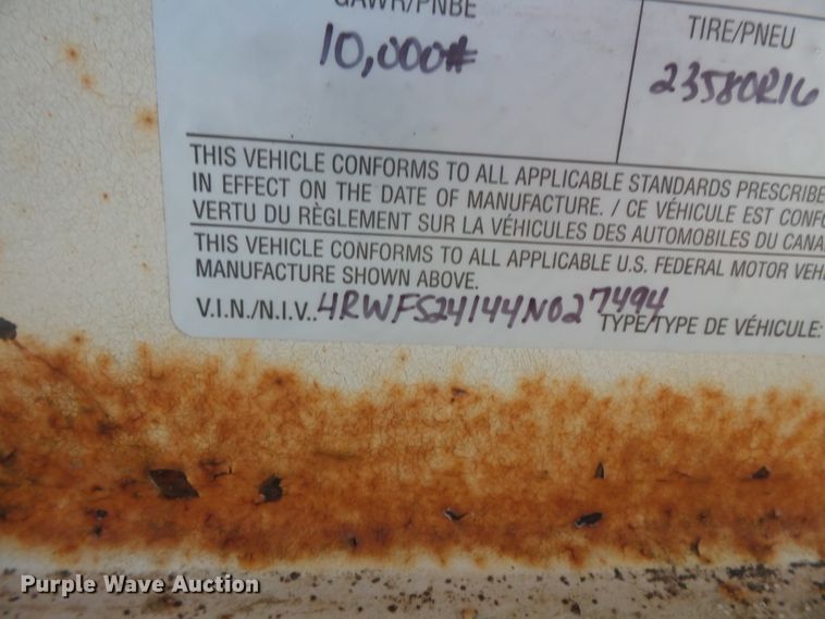 image for item DH7908 2004 R&W pole trailer