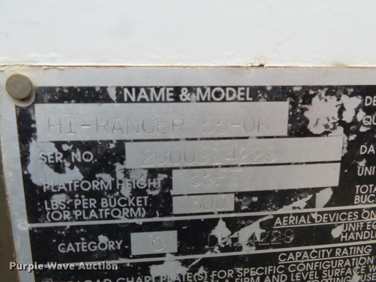 image for item DH7913 2001 Freightliner FL80 bucket truck