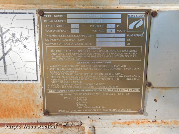 image for item DI0066 1994 Chevrolet Kodiak bucket truck