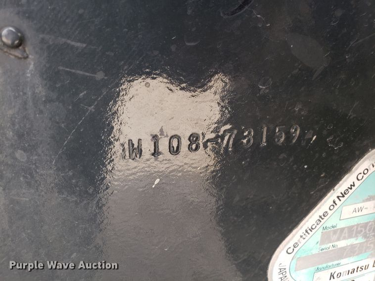 image for item EZ9105 2007 Komatsu WA150-5  wheel loader