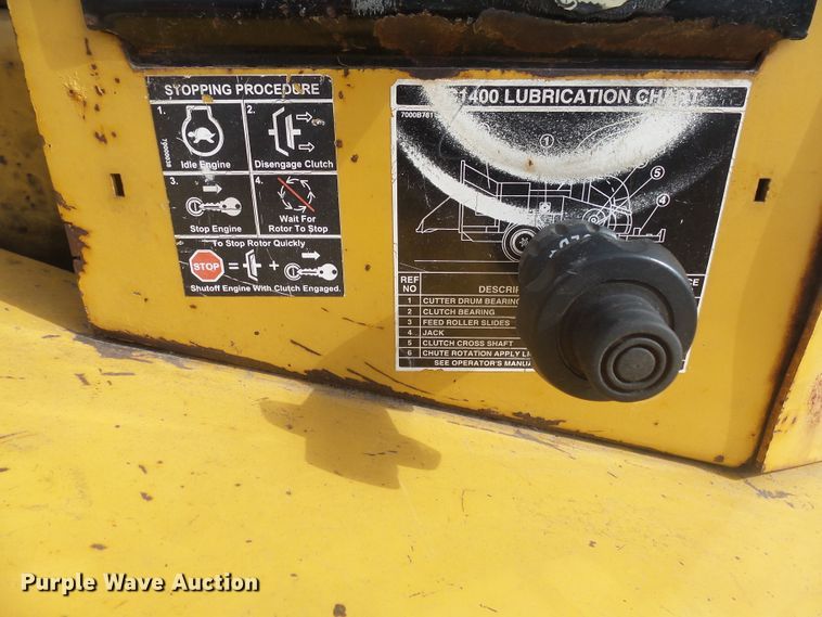 image for item FR9525 Vermeer BC1400 wood chipper