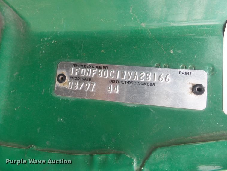 image for item FR9561 1998 Ford F800 dump truck