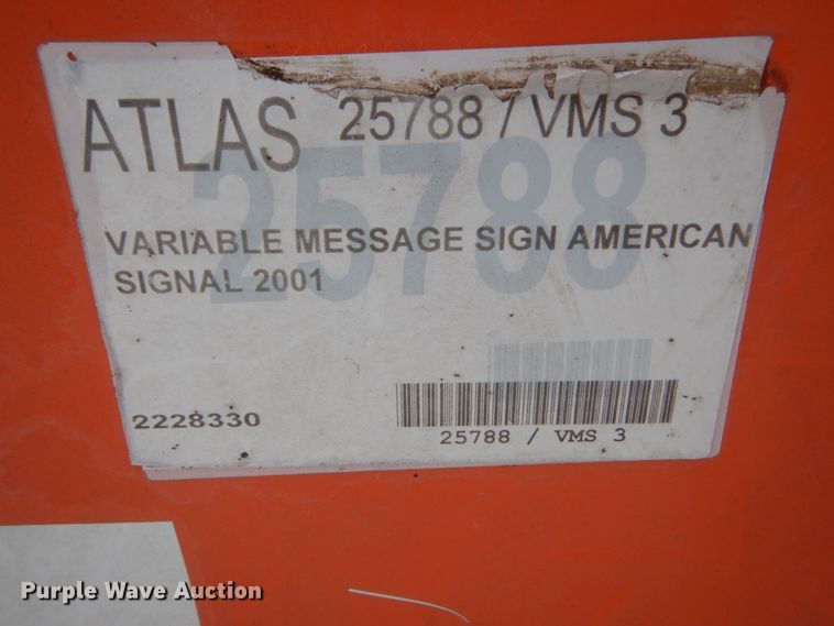 image for item FX9018 2000 American Signal Co message board