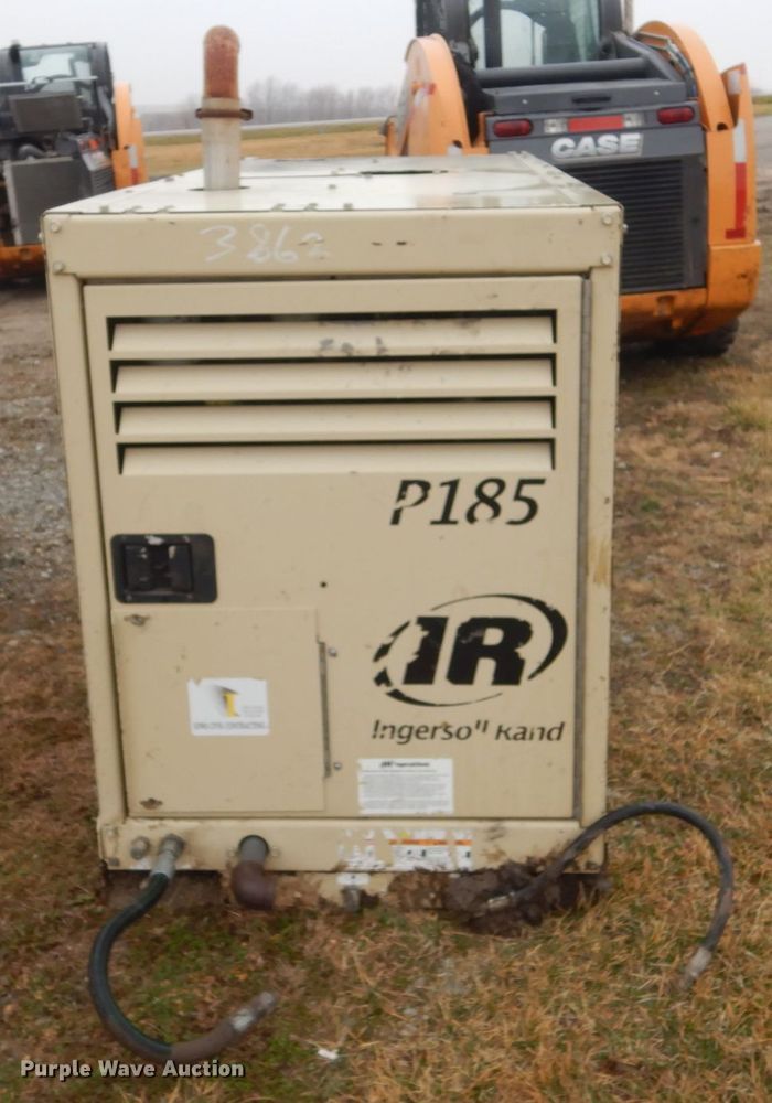 image for item FX9032 Ingersoll Rand P185 air compressor