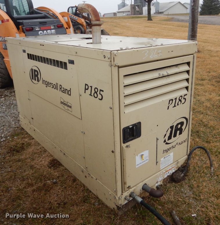 image for item FX9032 Ingersoll Rand P185 air compressor