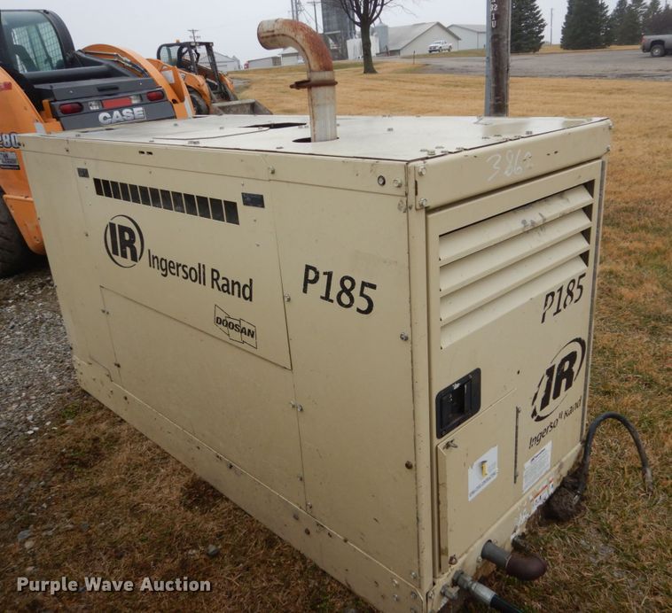 image for item FX9032 Ingersoll Rand P185 air compressor