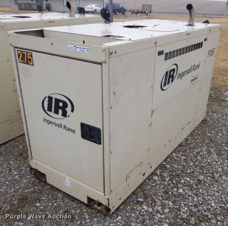 image for item FX9033 Ingersoll Rand P185 air compressor