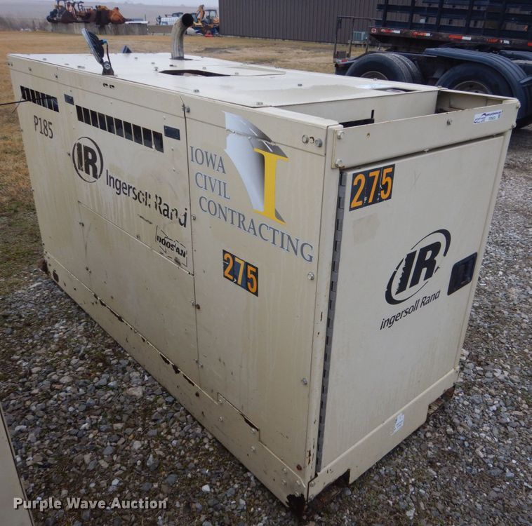 image for item FX9033 Ingersoll Rand P185 air compressor