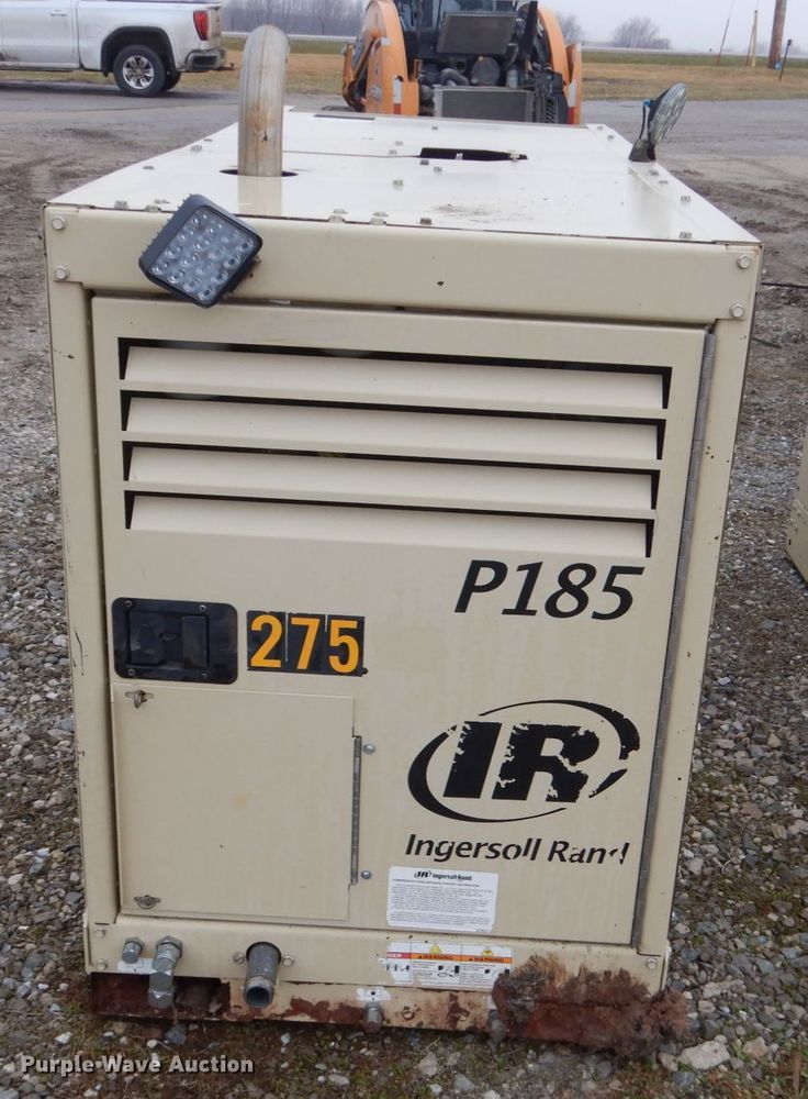 image for item FX9033 Ingersoll Rand P185 air compressor