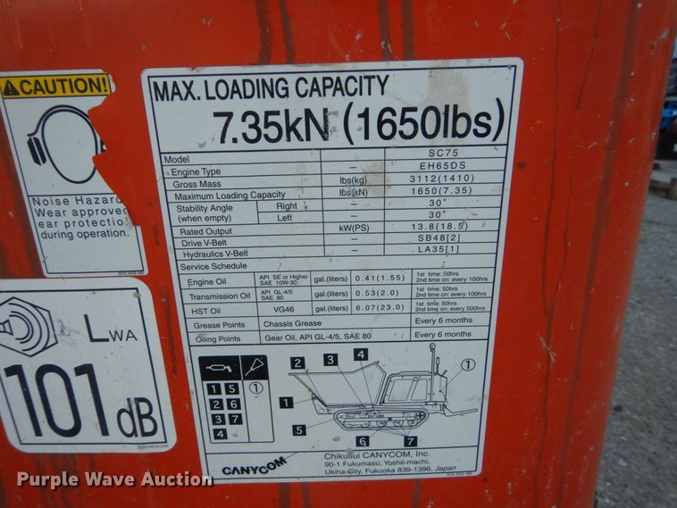 image for item FX9044 Canycom SC75 concrete buggy