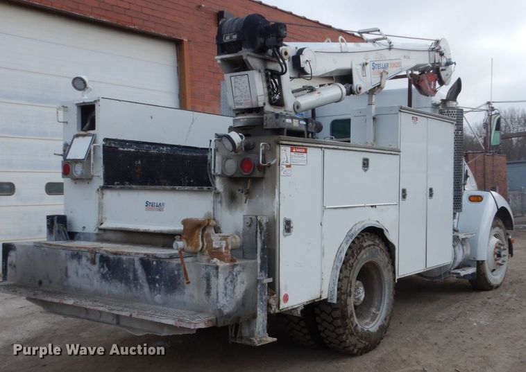 image for item FX9073 2003 Kenworth T300 service truck with crane