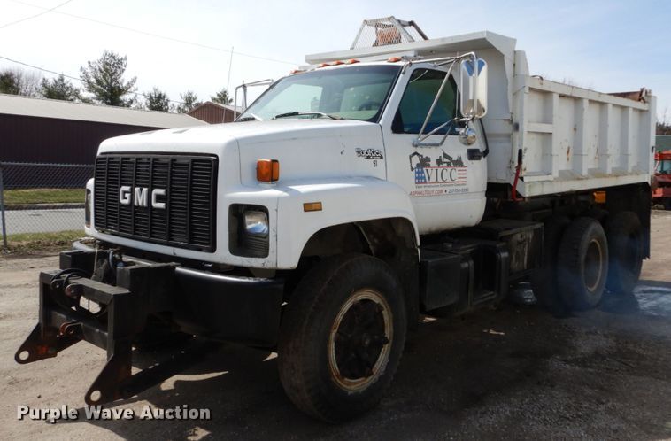 image for item GB9829 1991 GMC TopKick dump truck
