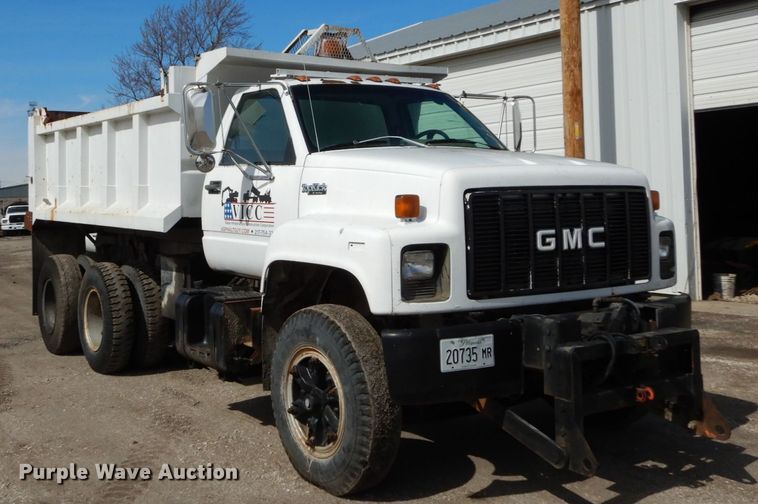 image for item GB9829 1991 GMC TopKick dump truck
