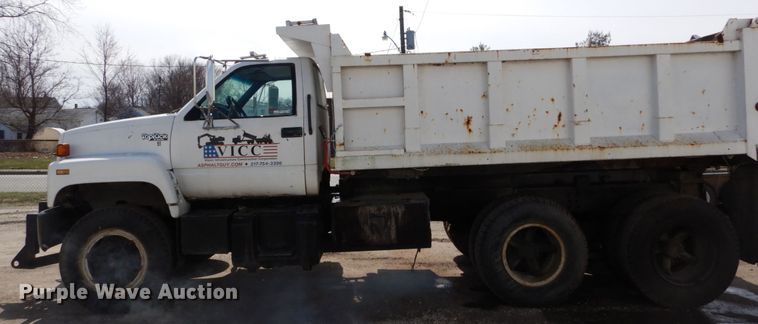 image for item GB9829 1991 GMC TopKick dump truck