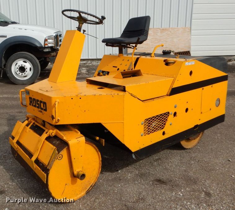 image for item GB9834 Rosco Vibrastatic III double drum roller