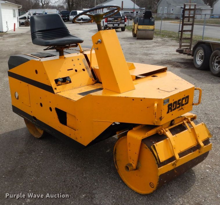 image for item GB9834 Rosco Vibrastatic III double drum roller