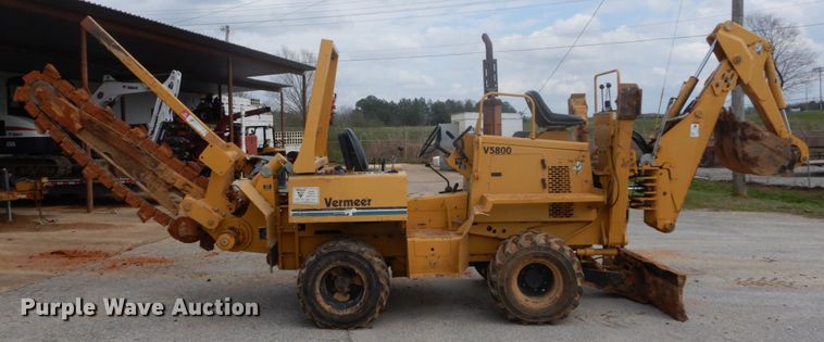 image for item GB9860 2001 Vermeer V5800 trencher