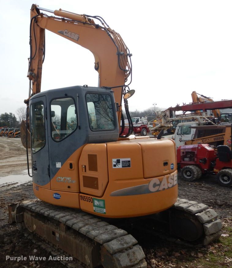 image for item GB9879 2007 Case CX75 SR mini excavator