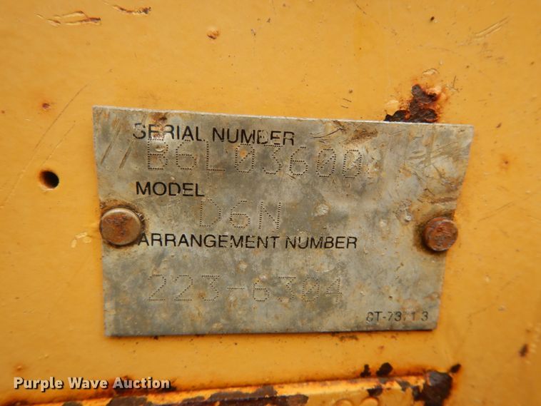 image for item GB9882 2008 Caterpillar D6N LGP  crawler dozer