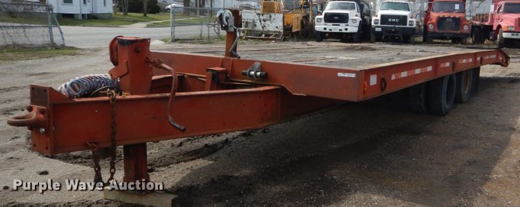 image for item GB9884 Trail-Eze tilt deck equipment trailer