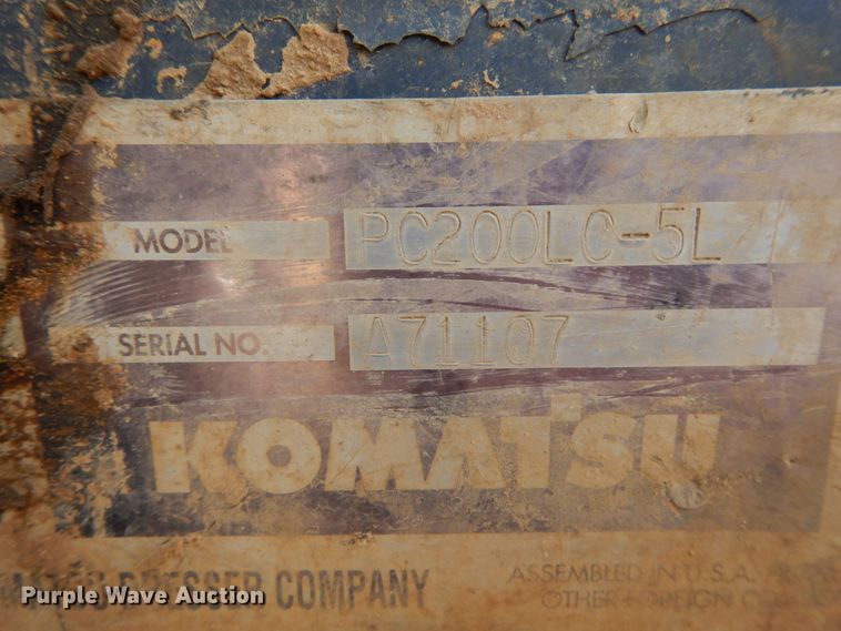 image for item GB9888 1993 Komatsu PC200LC-5L excavator