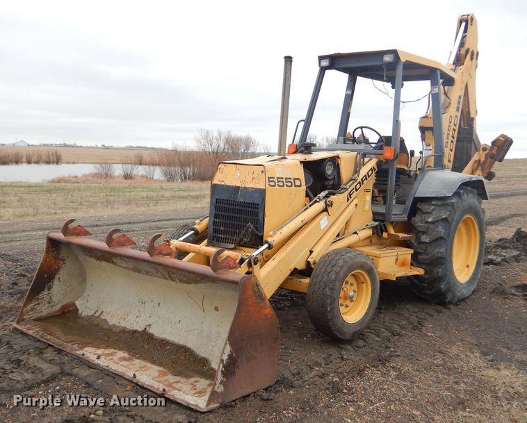 image for item GP9024 Ford 555D  backhoe