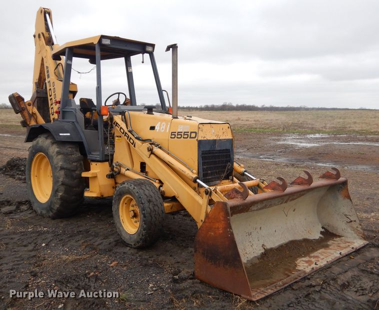 image for item GP9024 Ford 555D  backhoe