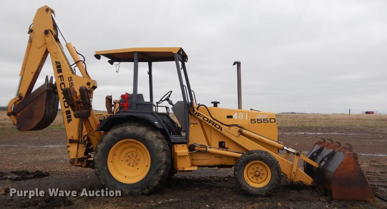 image for item GP9024 Ford 555D  backhoe