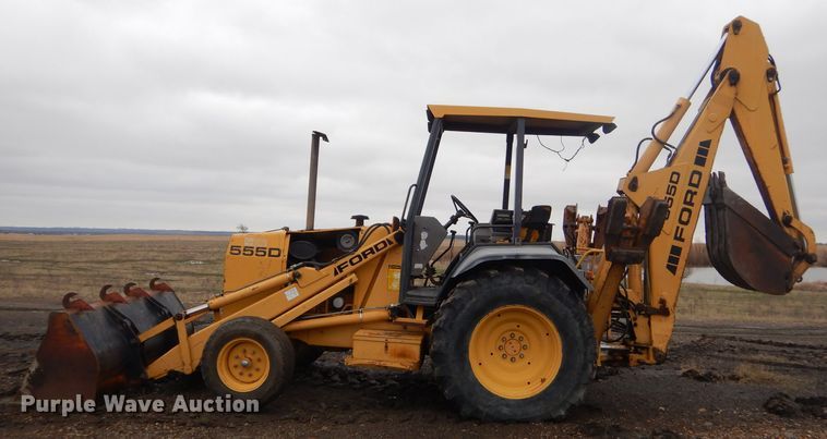 image for item GP9024 Ford 555D  backhoe