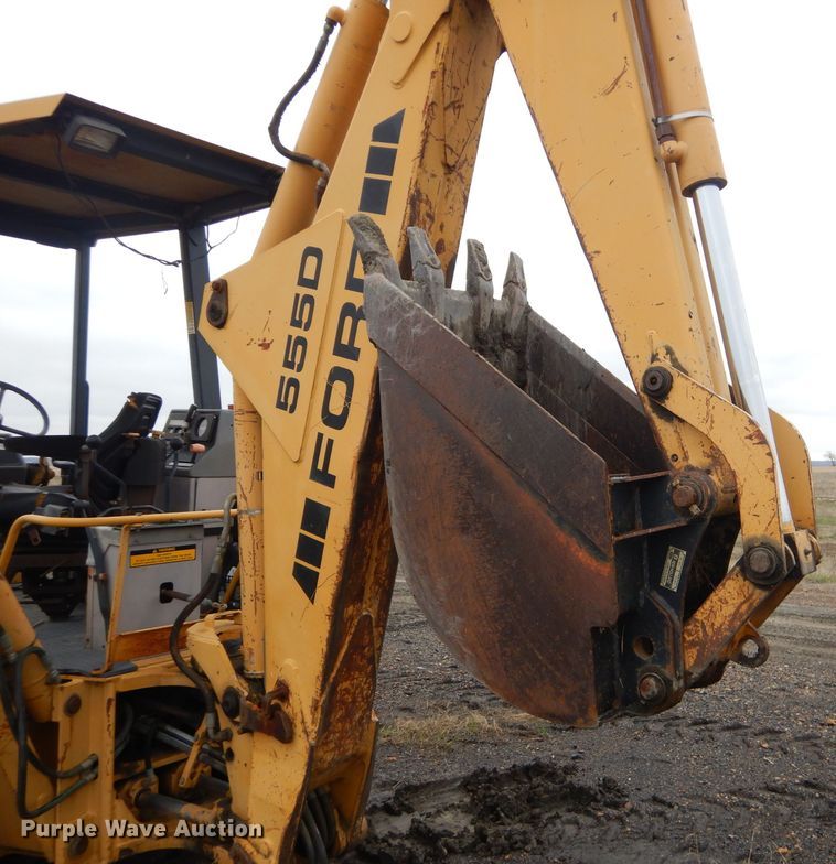 image for item GP9024 Ford 555D  backhoe