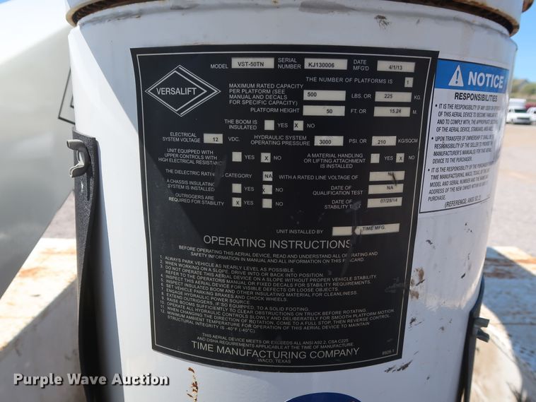 image for item GS9845 2014 Dodge Ram 5500HD bucket truck