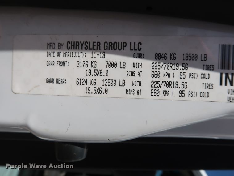 image for item GS9845 2014 Dodge Ram 5500HD bucket truck