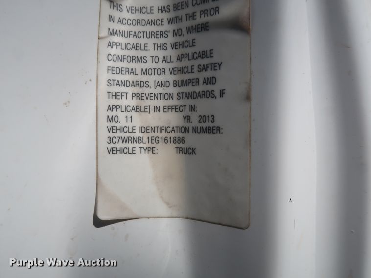 image for item GS9845 2014 Dodge Ram 5500HD bucket truck