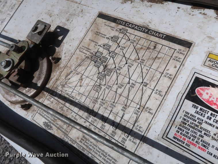 image for item GS9846 2013 Ford F550 Super Duty XL Crew Cab utility bed truck with crane