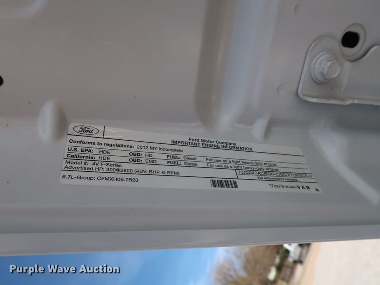 image for item GS9848 2012 Ford F550 Super Duty XL bucket truck