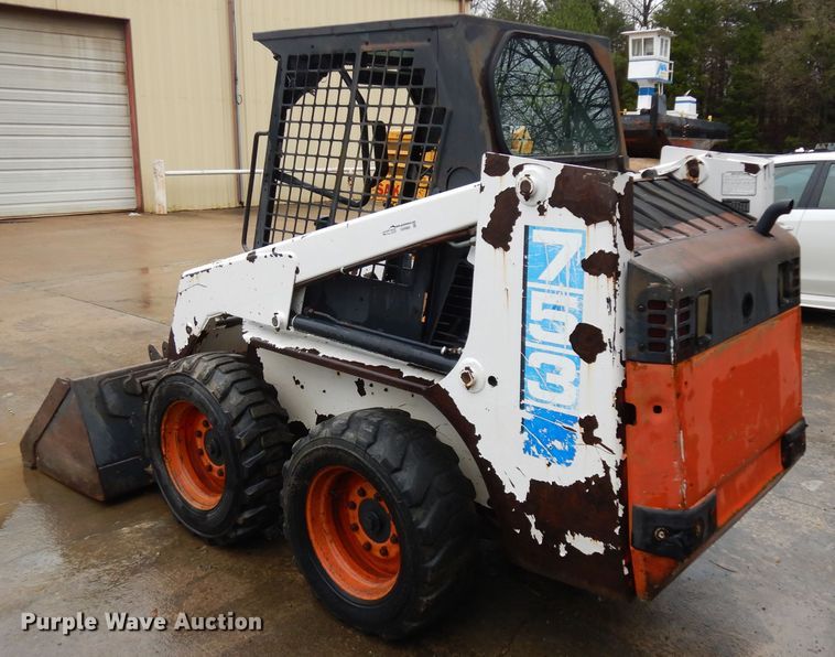 image for item GX9989 1995 Bobcat 753  skid steer loader