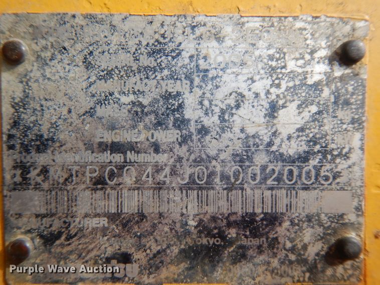 image for item GY9007 2006 Komatsu PC138USLC excavator